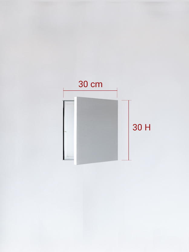 Sportello filomuro ad anta singola cm 30x30